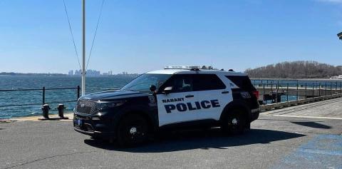 NPD Cruiser on beach