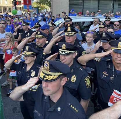 PPD Officers Salute