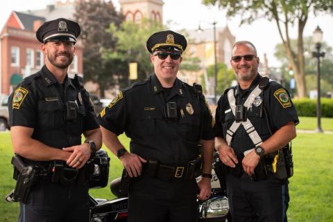 NPD group of officers