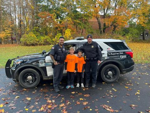HPD officers & kids community engagement